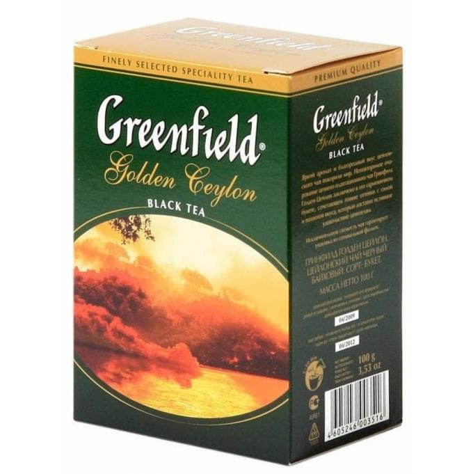 Чай черный Greenfield Golden Ceylon листовой 100 г