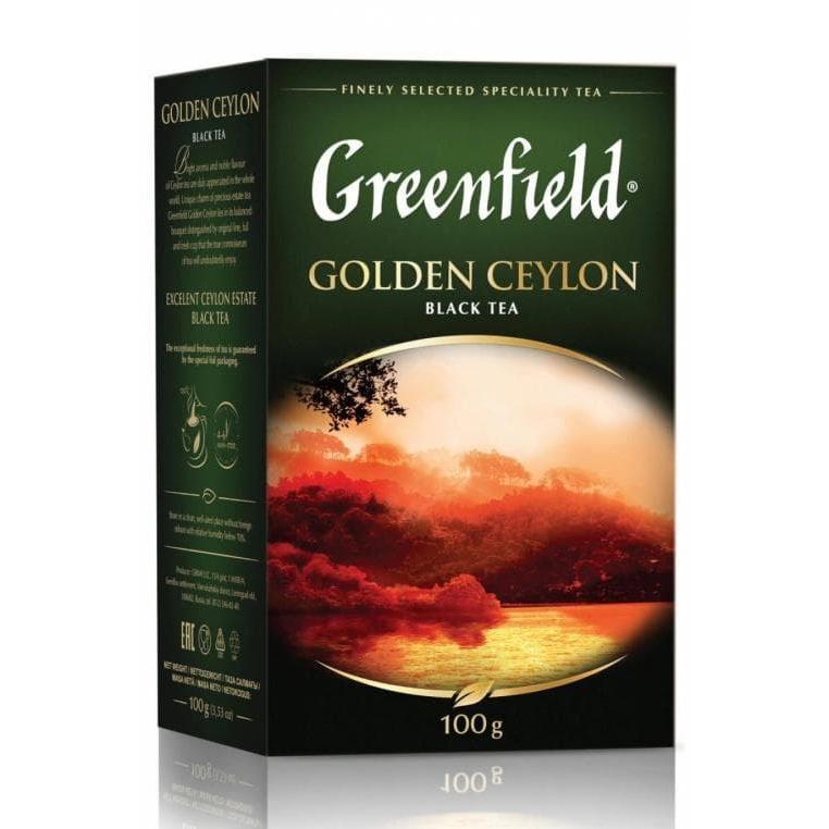 Чай черный Greenfield Golden Ceylon листовой 100 г