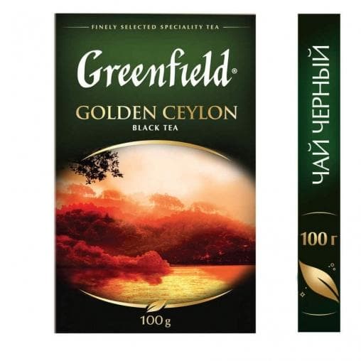 Чай черный Greenfield Golden Ceylon листовой 100 г