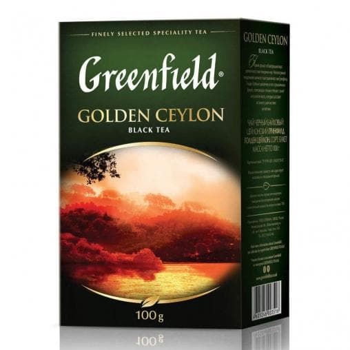 Чай черный Greenfield Golden Ceylon листовой 100 г