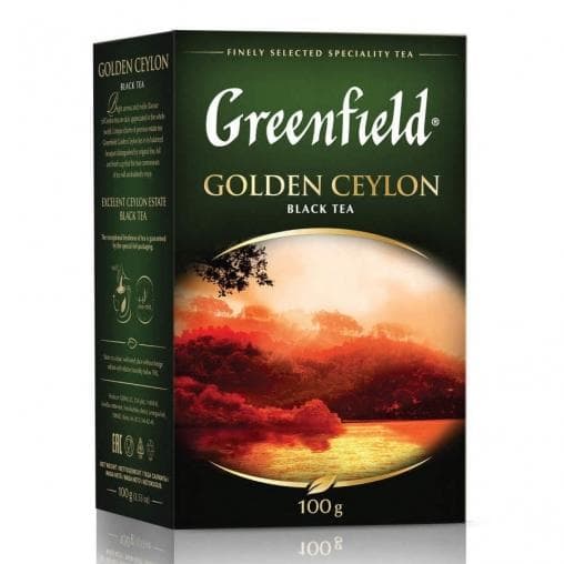Чай черный Greenfield Golden Ceylon листовой 100 г