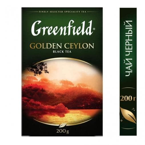 Чай черный Greenfield Golden Ceylon листовой 200 г