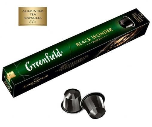 Чай черный капсулы Greenfield Black Wonder 10 × 2,5 г