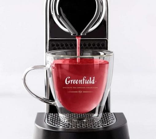 Чай фруктовый капсулы Greenfield Raspberry Cream 10 × 2,5г