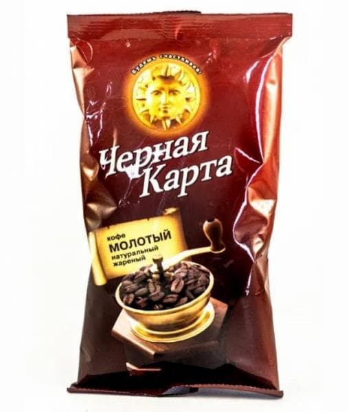 Кофе молотый Черная Карта 100 г