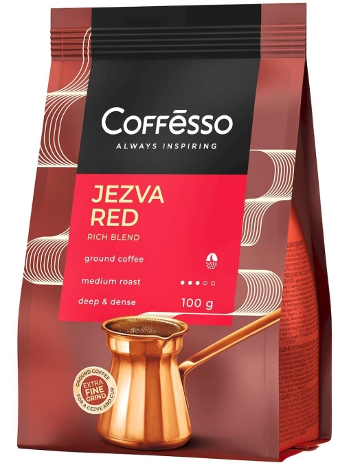 Кофе молотый Coffesso JEZVA Red 100 г