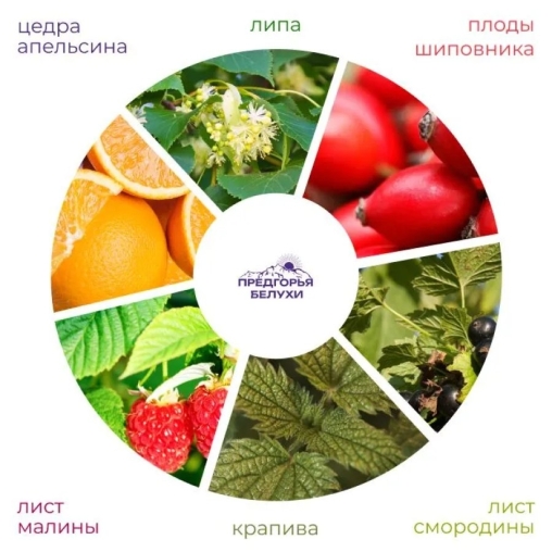 Напиток чайный Липа Шиповник цедра Апельсина листья Малины Смородины Крапива 1000 г
