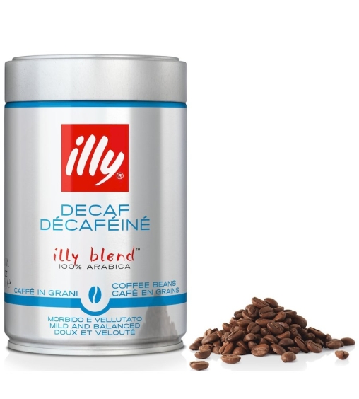Кофе зерновой illy Decaffeinato без кофеина 250 г