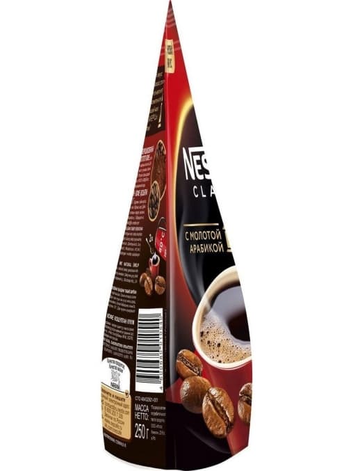 Кофе раств. с молотым Nescafé Classic пакет 250 г