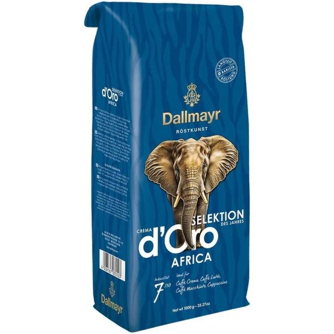 Кофе в зернах Dallmayr Crema d'Oro Selektion AFRICA 1000 г
