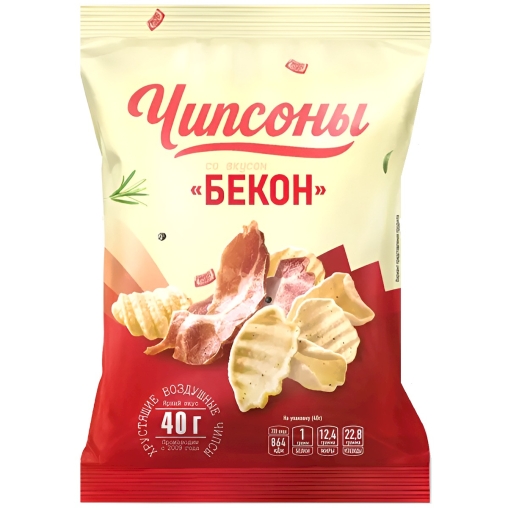 Чипсы картофельные Чипсоны Бекон 40 г