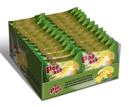 Кекс Popkek Lemon с лимонным соусом 45 г