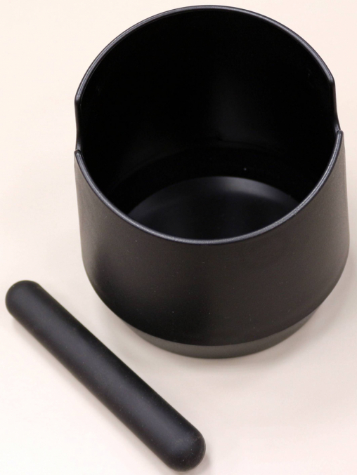 Черный ABS силиконовый Нок-бокс для отходов кофе d=148 мм