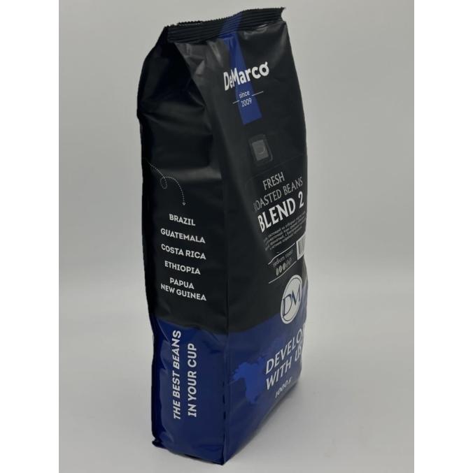 Кофе в зернах DeMarco Fresh Roasted Beans Blend 2 1000 г