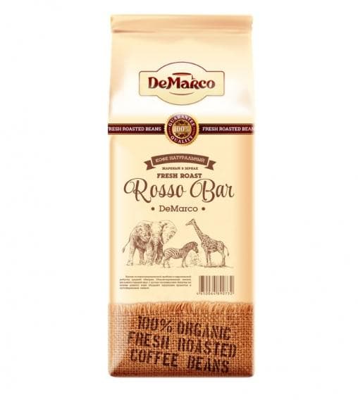 Кофе в зернах DeMarco Fresh Roast Rosso Bar 1000 г