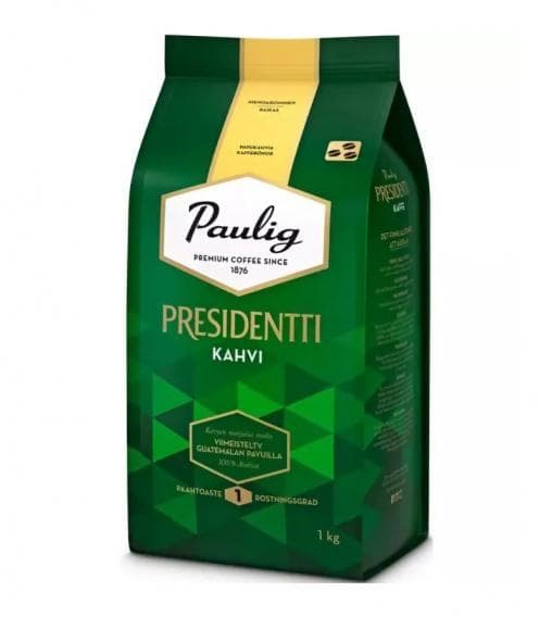 Кофе в зернах Paulig Presidentti Kahvi 1000 г