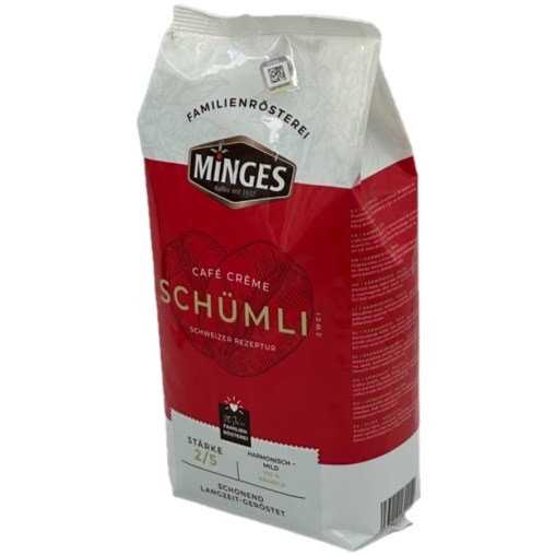 Кофе в зернах Minges Cafe Creme Schumli 2 1000 г