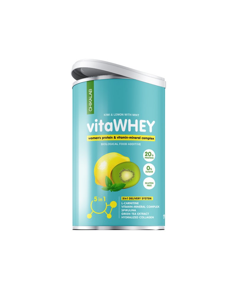 Коктейль витаминно-минеральный VitaWHEY - Киви-Лимон-Мята
