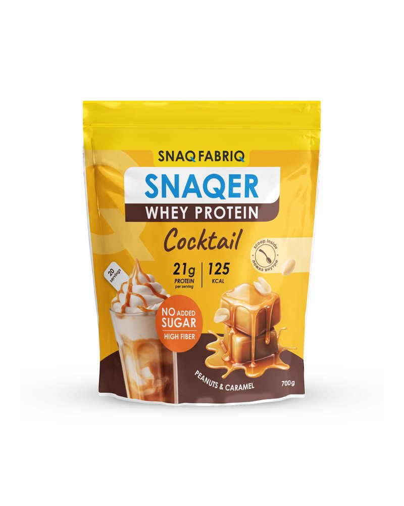 Протеиновый коктейль SNAQ FABRIQ - Арахис и карамель (700г)