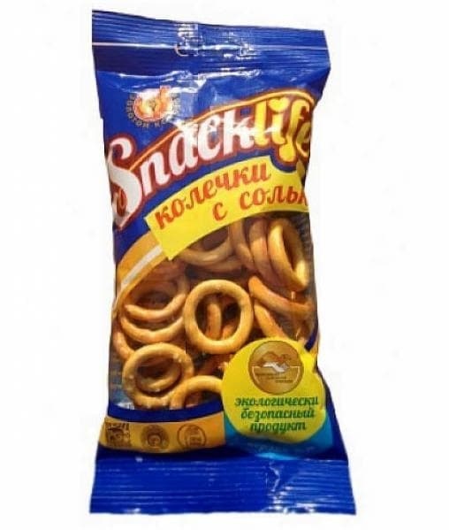 Колечки с Солью "Snacklife" 50 гр