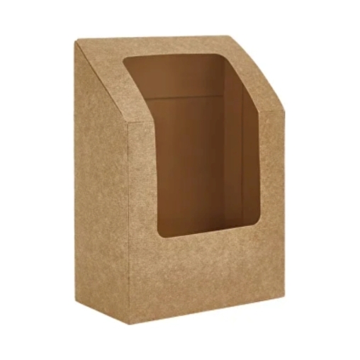 Упаковка для роллов DoEco ROLL Крафт 90×50×130 мм Упаковка для роллов DoEco ROLL Крафт 90×50×130 мм