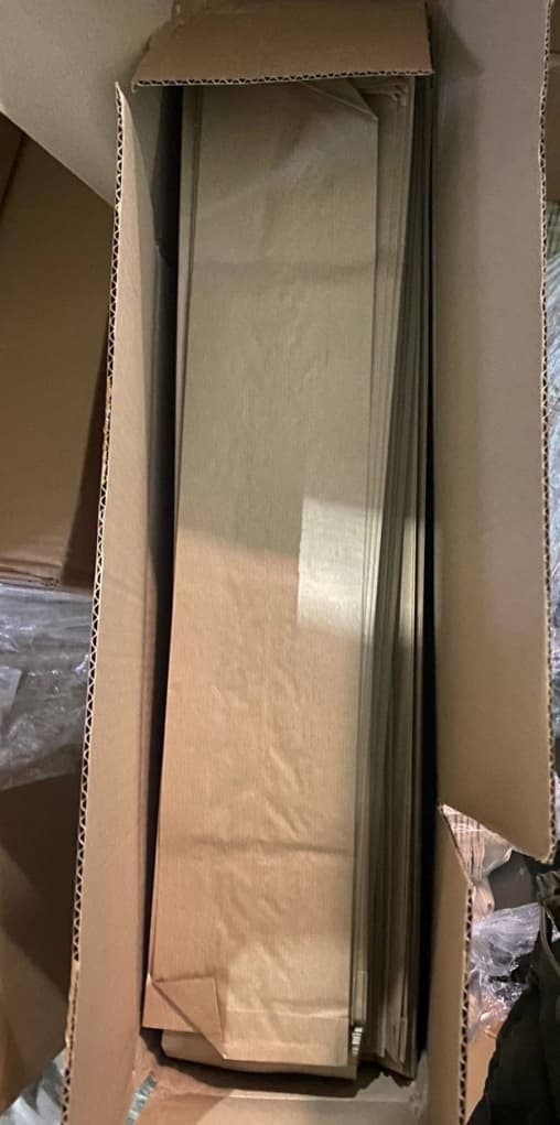 Пакет для багета бумажный с плоским дном Крафт 110×50×610 мм