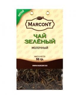 Чай листовой Marcony зеленый молочный 50г