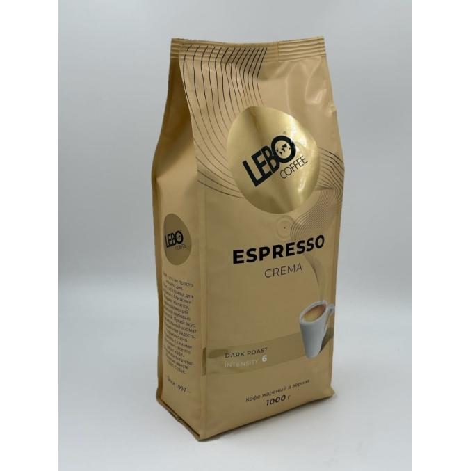 Кофе в зернах LEBO Espresso CREMA 1000 г