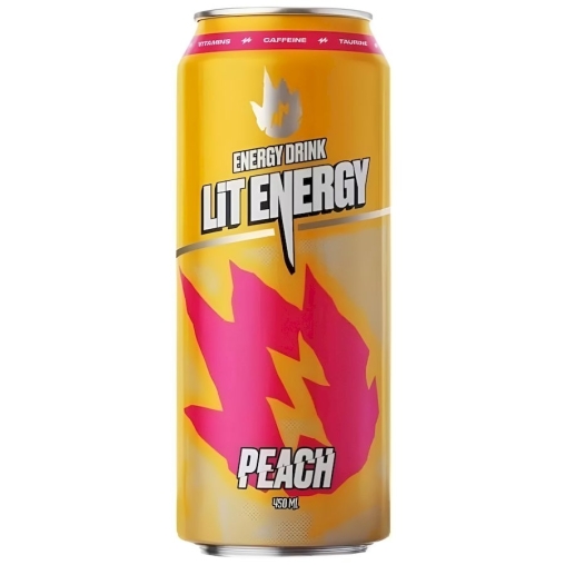 Энергетический напиток Lit Energy Peach 450 мл ж/б