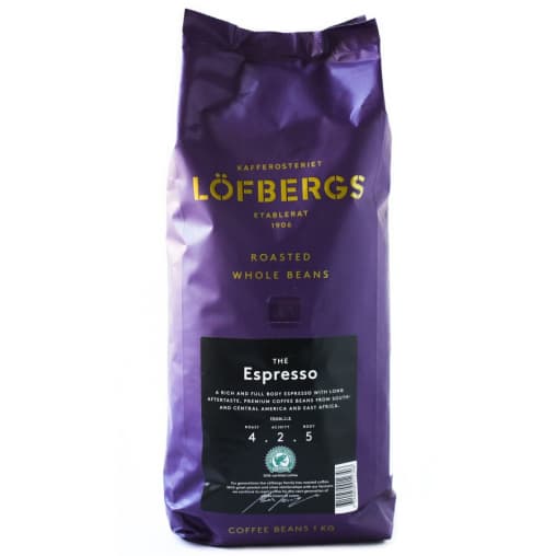 Кофе в зернах Lofbergs Espresso 1000 г