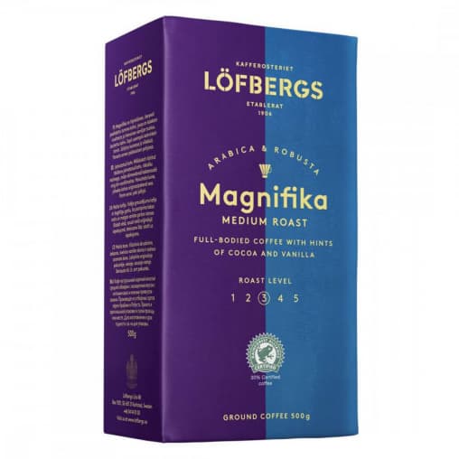 Кофе молотый Lofbergs Magnifika 500 гр