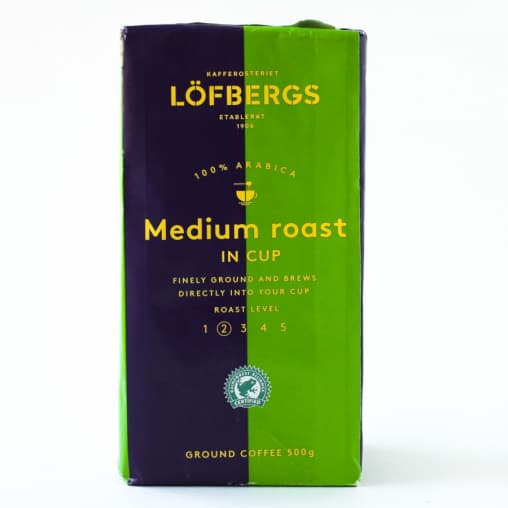 Кофе молотый Lofbergs Medium Roast in cup 500 г