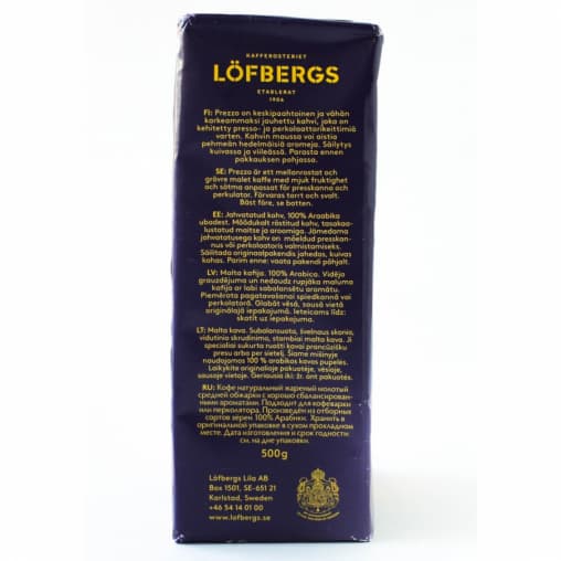 Кофе молотый Lofbergs Prezzo 500 г