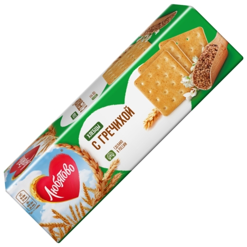 Любятово Хлебцы С ГРЕЧИХОЙ 185 г