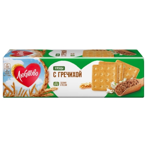 Любятово Хлебцы С ГРЕЧИХОЙ 185 г