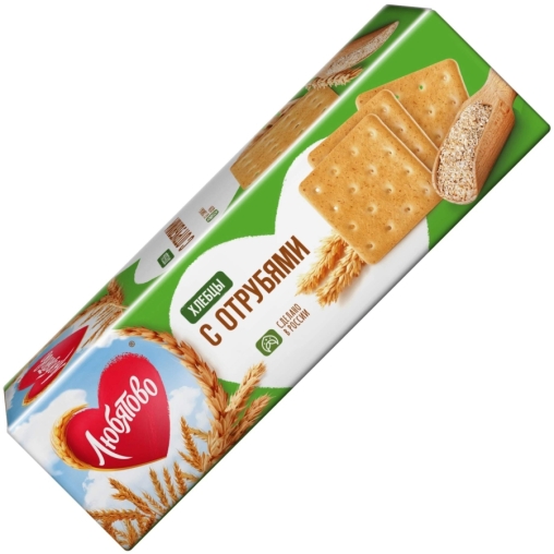 Любятово Хлебцы С ОТРУБЯМИ 185 г