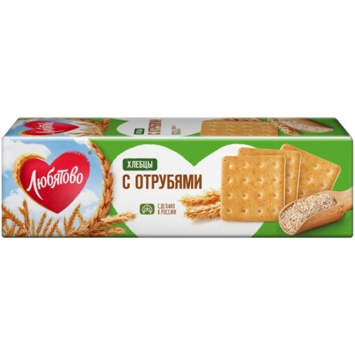 Любятово Хлебцы С ОТРУБЯМИ 185 г