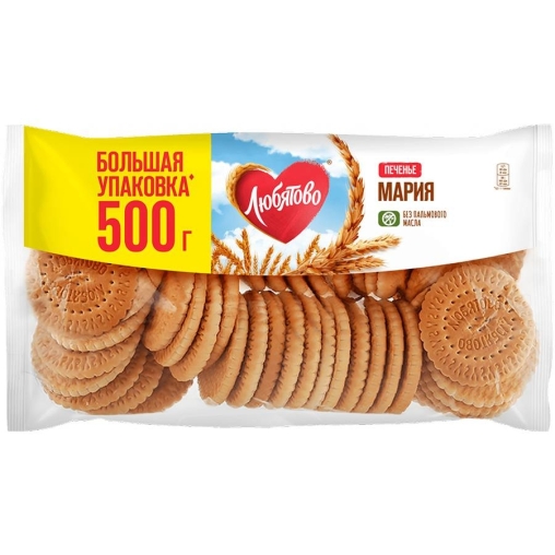 Любятово Печенье затяжное Мария 500 г