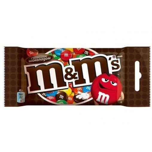 Драже M&Ms с молочным шоколадом 45 г