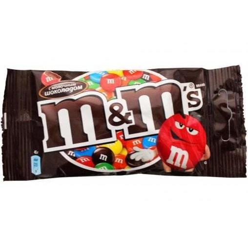 Драже M&Ms молочный шоколад 45 г ×21 шт