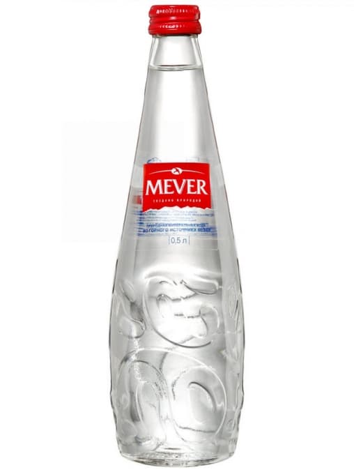 Минеральная вода MEVER без газа 500мл стекло