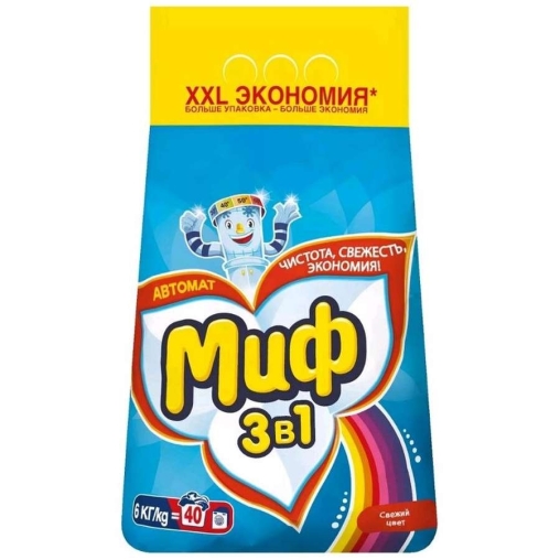 Стиральный порошок Миф 3в1 Автомат 6 кг