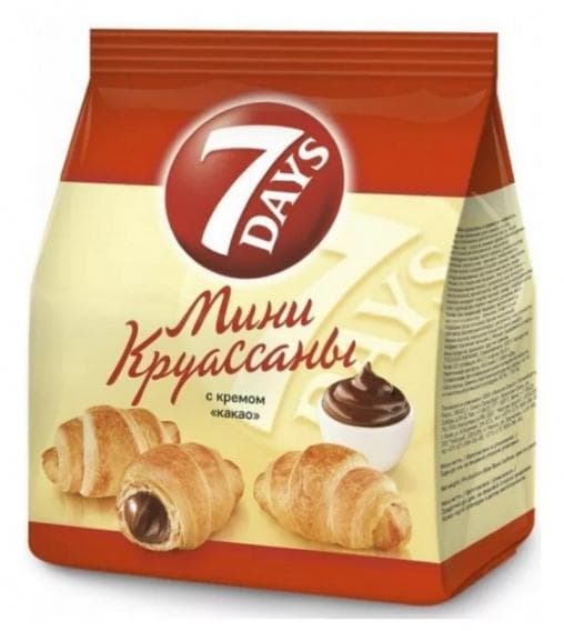 Круассаны мини 7Days Какао 105 г