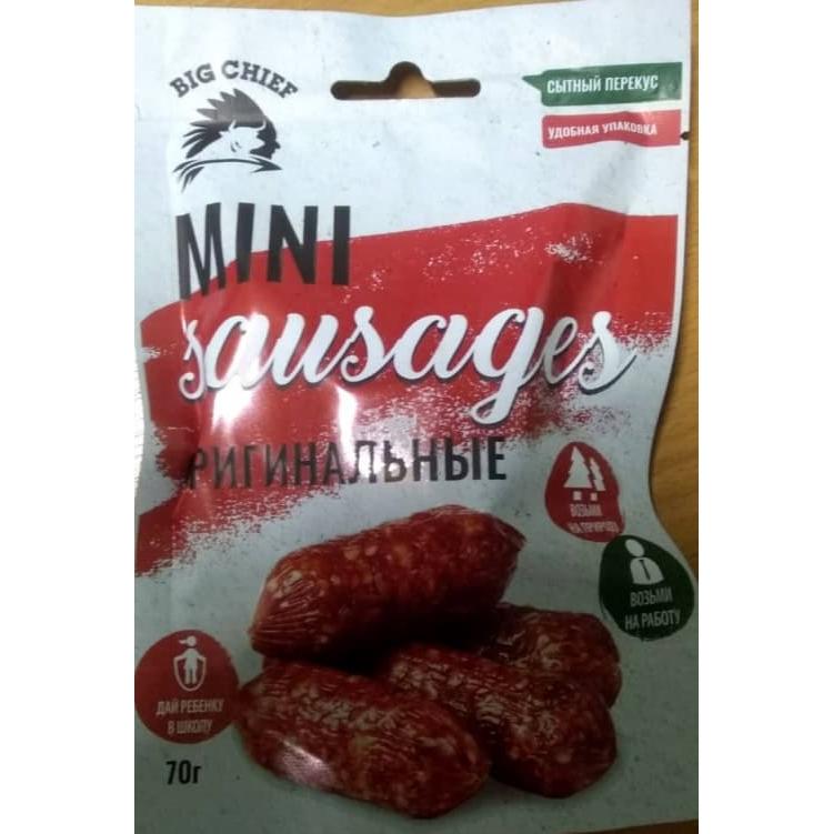 Mini sausages мини-сосиски ОРИГИНАЛЬНЫЕ 70 г