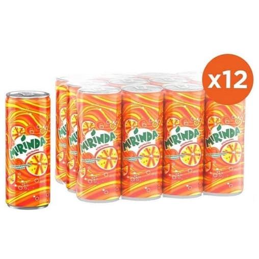 Газированный напиток Mirinda Апельсин 330 мл ж/б