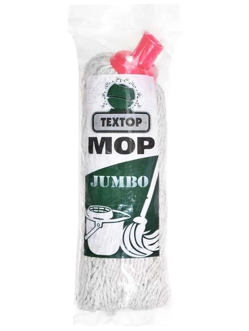 Насадка веревочная для швабры МОП Textop Jumbo хлопковая 250 г Насадка веревочная для швабры МОП Textop Jumbo хлопковая 250 г