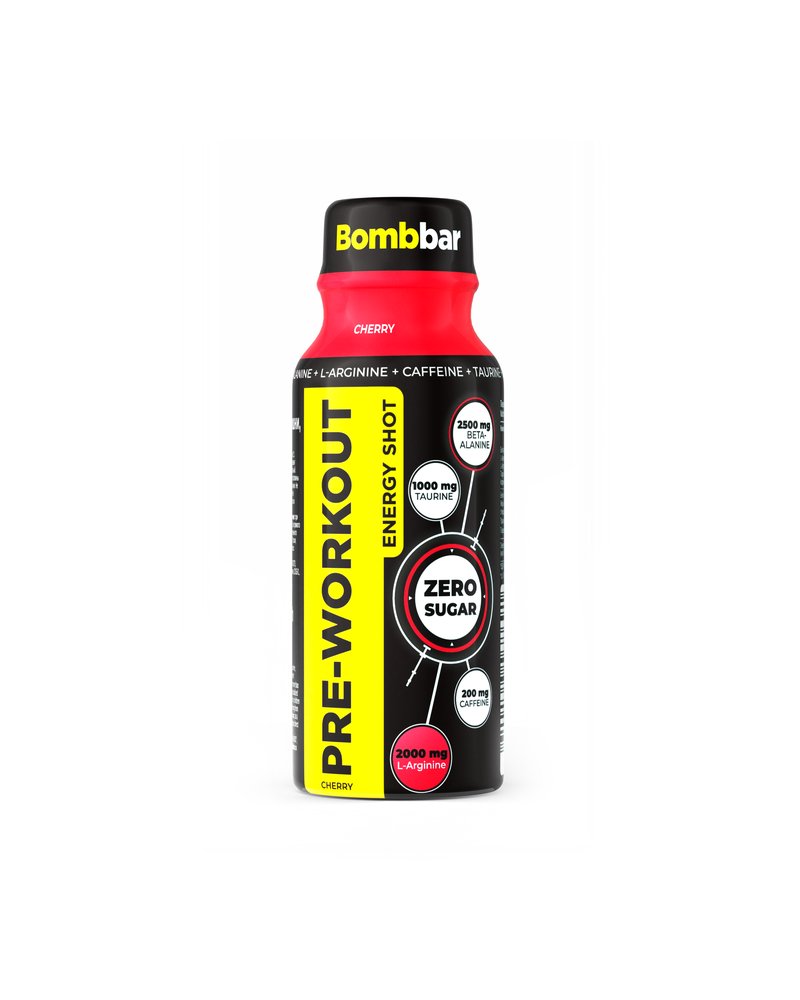 Предтренировочный шот Bombbar Pro - Вишня