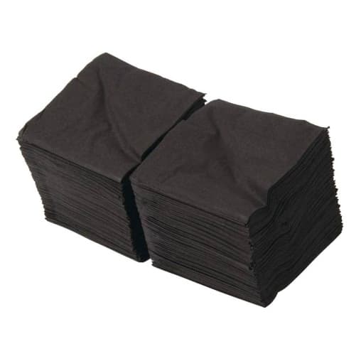 Салфетки бумажные Complement Черные 24×24 см 400 шт.