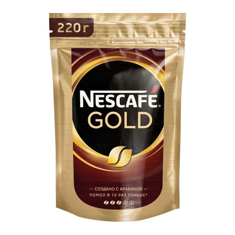 Кофе растворимый Nescafé Gold пакет 220 г