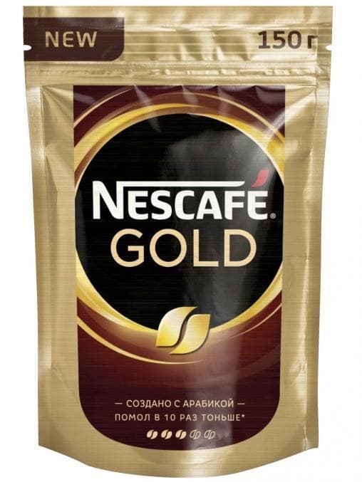 Кофе растворимый Nescafé Gold пакет 150 г